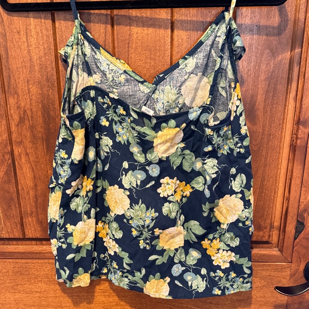 Old Navy Navy Blue Floral Camisole - Picture 5 of 5